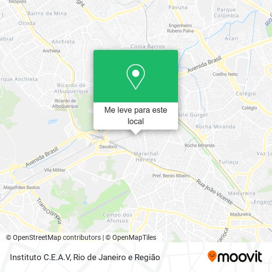 Instituto C.E.A.V mapa