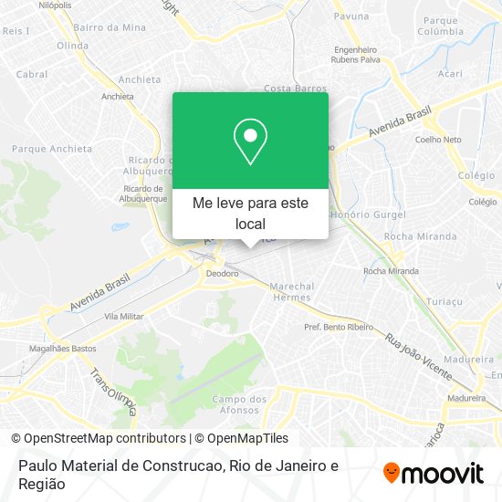 Paulo Material de Construcao mapa