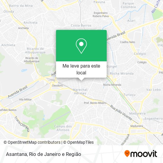 Asantana mapa