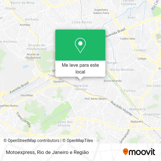 Motoexpress mapa