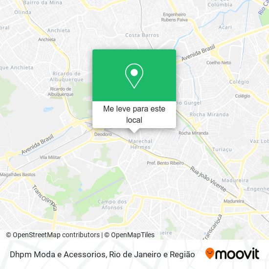 Dhpm Moda e Acessorios mapa