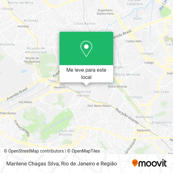 Marilene Chagas Silva mapa
