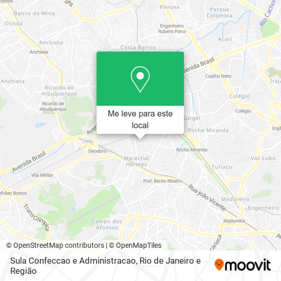 Sula Confeccao e Administracao mapa