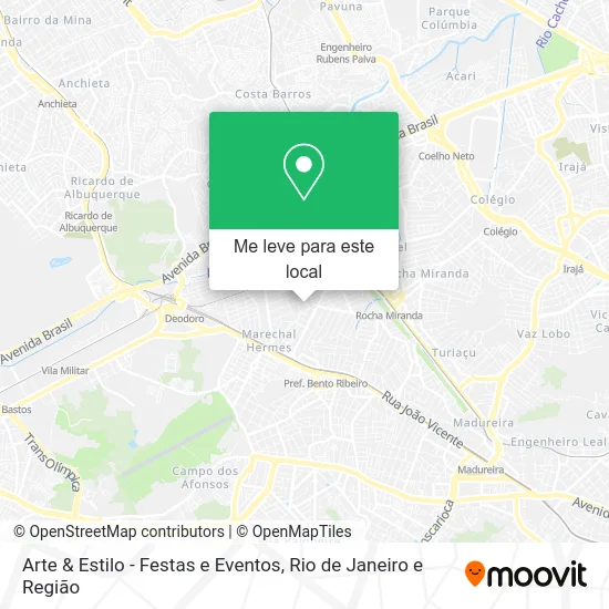 Arte & Estilo - Festas e Eventos mapa