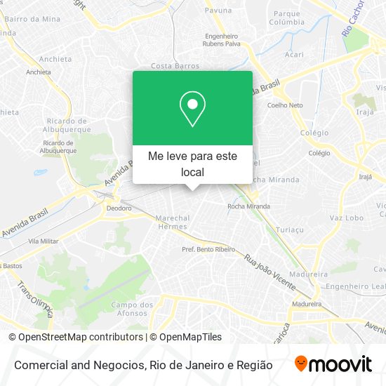 Comercial and Negocios mapa