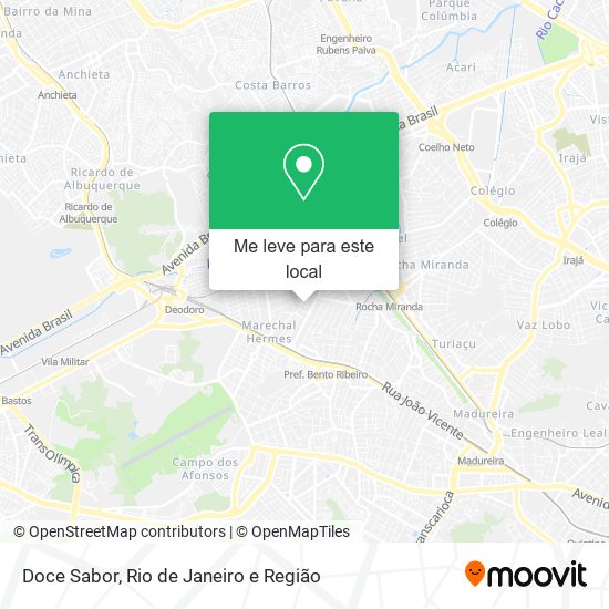 Doce Sabor mapa
