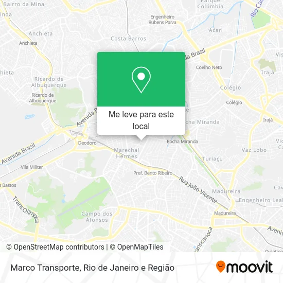 Marco Transporte mapa