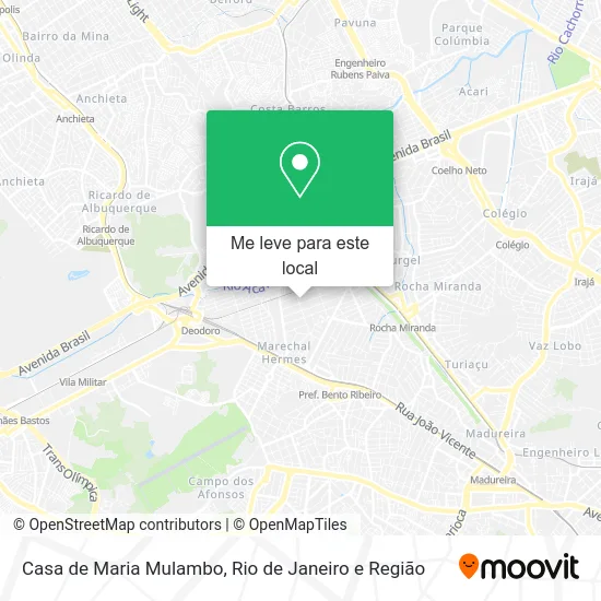 Casa de Maria Mulambo mapa