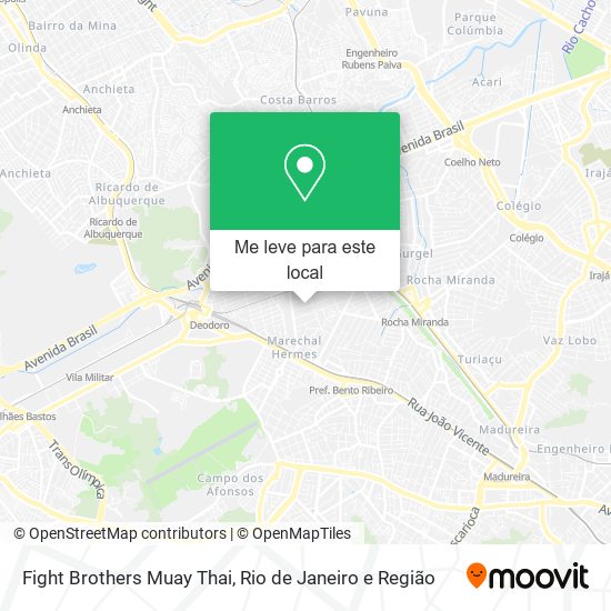 Fight Brothers Muay Thai mapa