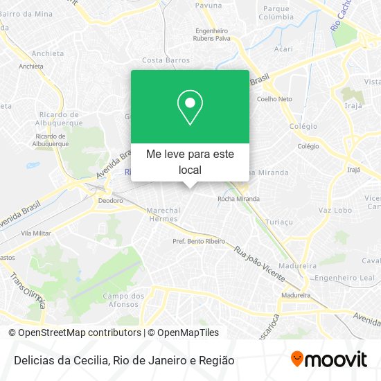 Delicias da Cecilia mapa