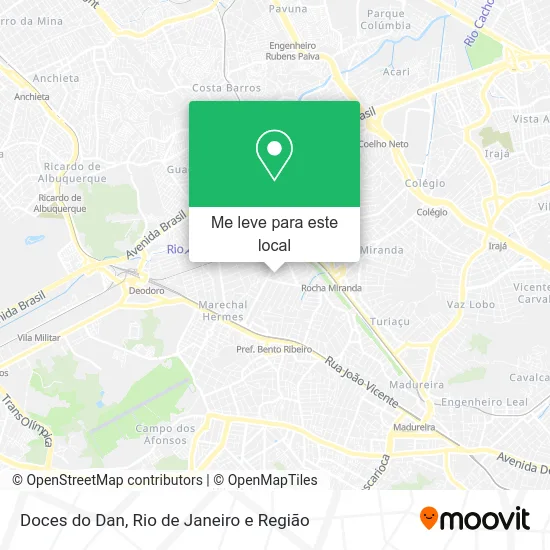 Doces do Dan mapa