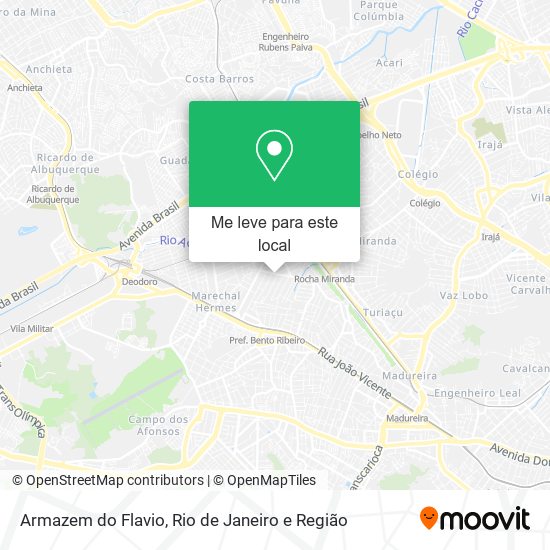 Armazem do Flavio mapa