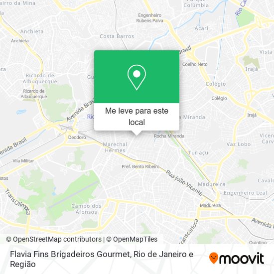 Flavia Fins Brigadeiros Gourmet mapa