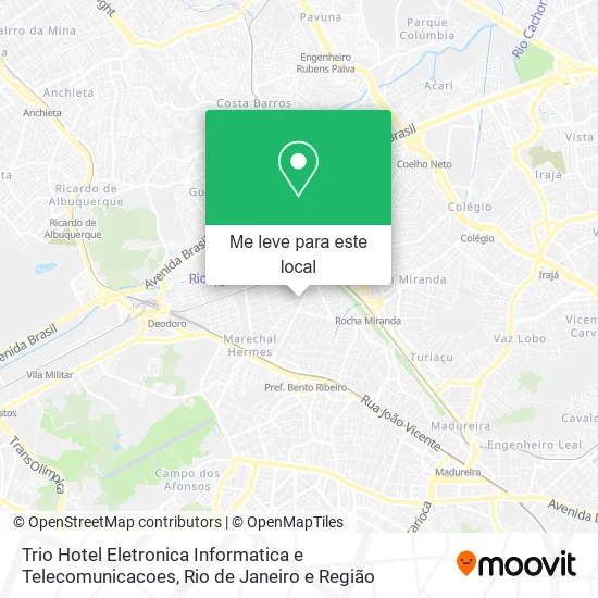 Trio Hotel Eletronica Informatica e Telecomunicacoes mapa