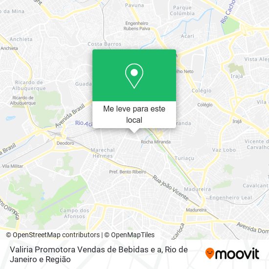 Valiria Promotora Vendas de Bebidas e a mapa