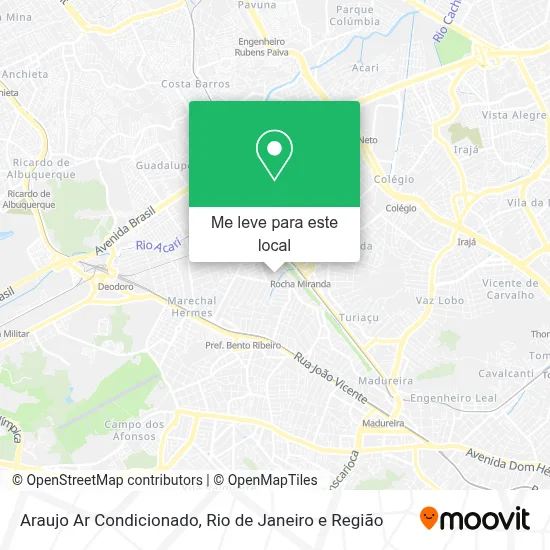 Araujo Ar Condicionado mapa