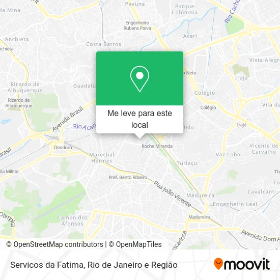 Servicos da Fatima mapa