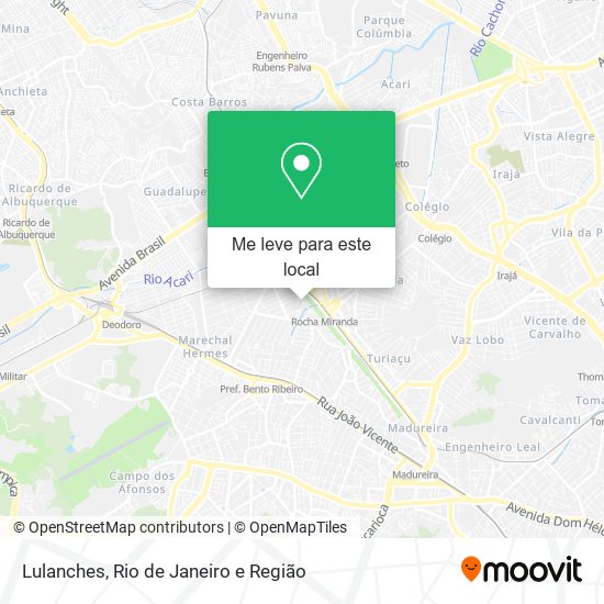 Lulanches mapa