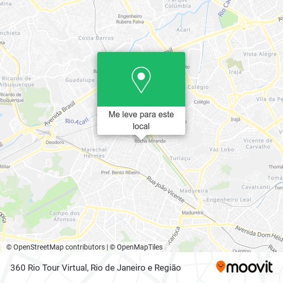 360 Rio Tour Virtual mapa
