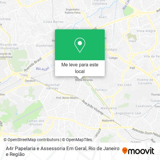 A4r Papelaria e Assessoria Em Geral mapa