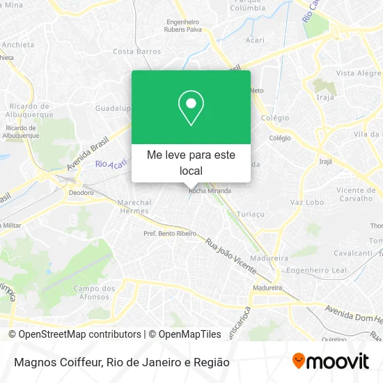 Magnos Coiffeur mapa