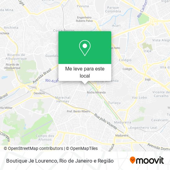 Boutique Je Lourenco mapa