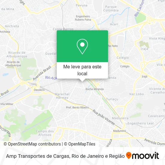 Amp Transportes de Cargas mapa