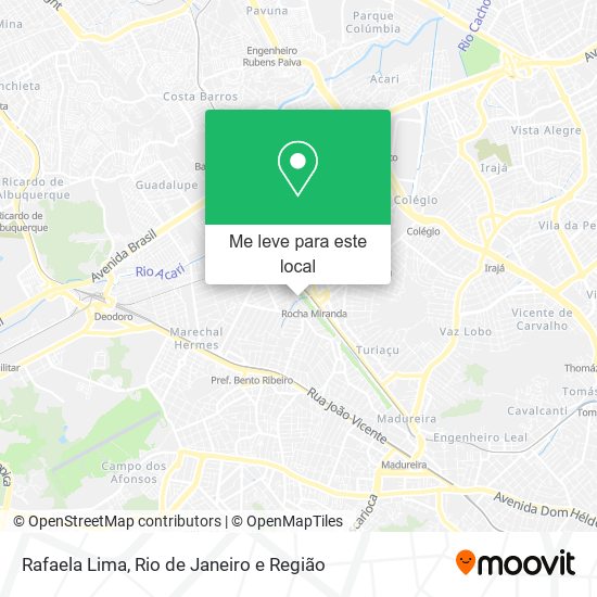 Rafaela Lima mapa