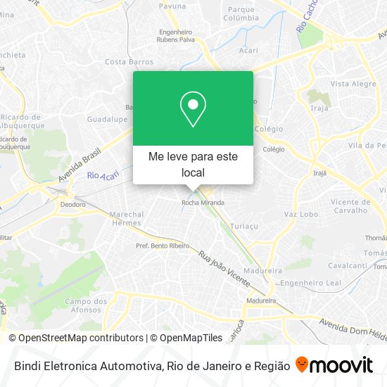 Bindi Eletronica Automotiva mapa