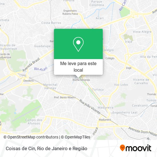 Coisas de Cin mapa