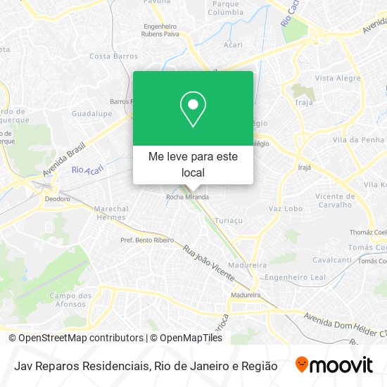 Jav Reparos Residenciais mapa