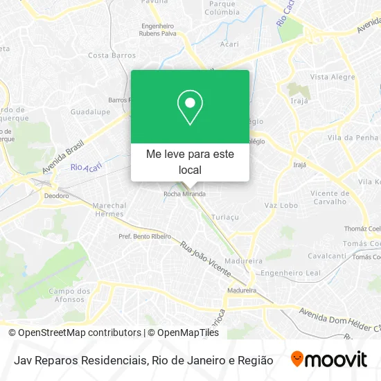 Jav Reparos Residenciais mapa