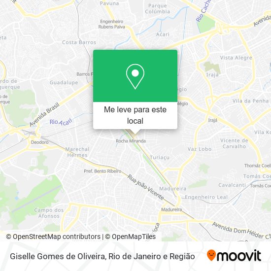 Giselle Gomes de Oliveira mapa