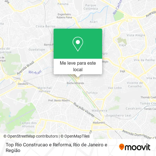 Top Rio Construcao e Reforma mapa