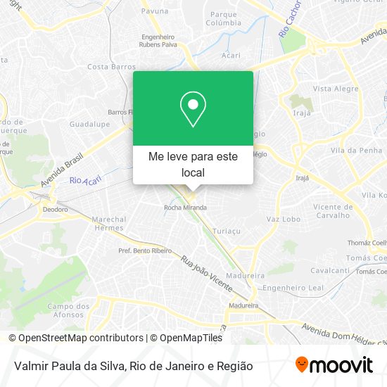Valmir Paula da Silva mapa