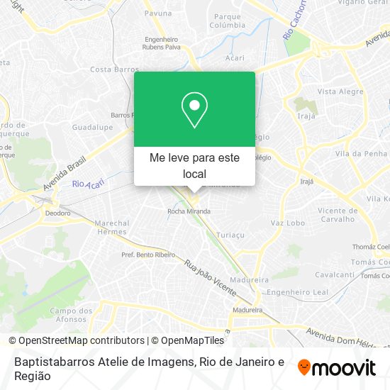 Baptistabarros Atelie de Imagens mapa