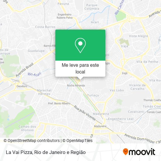La Vai Pizza mapa