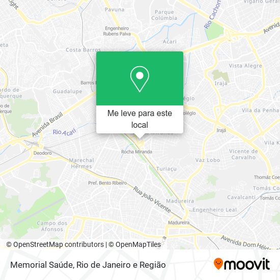 Memorial Saúde mapa
