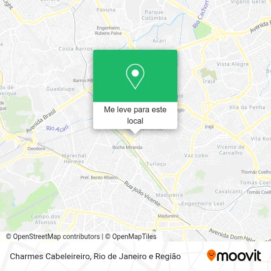 Charmes Cabeleireiro mapa