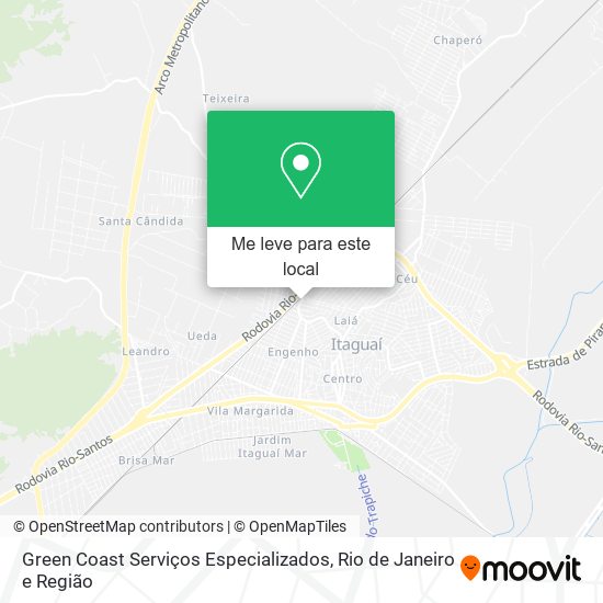 Green Coast Serviços Especializados mapa