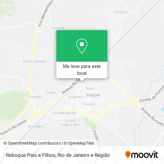 Reboque Pais e Filhos mapa
