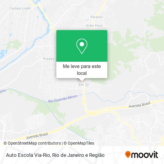 Auto Escola Via-Rio mapa