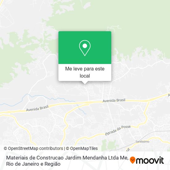 Materiais de Construcao Jardim Mendanha Ltda Me mapa