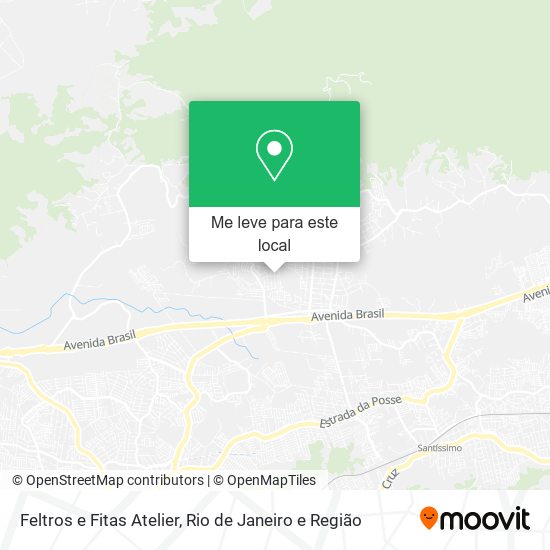 Feltros e Fitas Atelier mapa