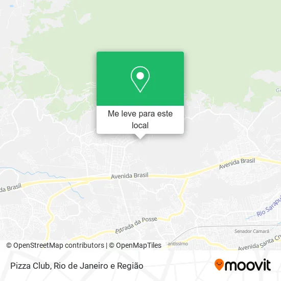 Pizza Club mapa