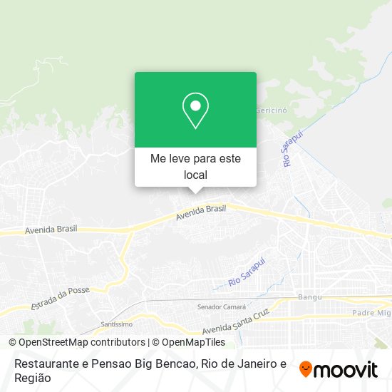 Restaurante e Pensao Big Bencao mapa