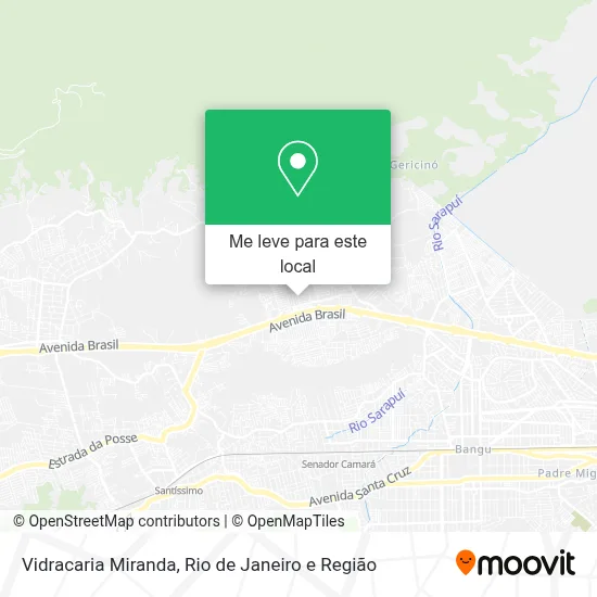 Vidracaria Miranda mapa