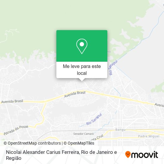 Nicolai Alexander Carius Ferreira mapa