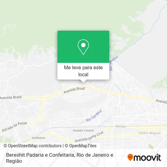 Bereshit Padaria e Confeitaria mapa