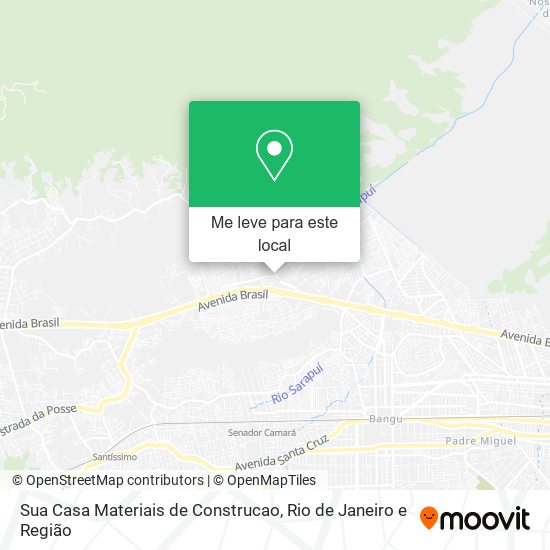 Sua Casa Materiais de Construcao mapa